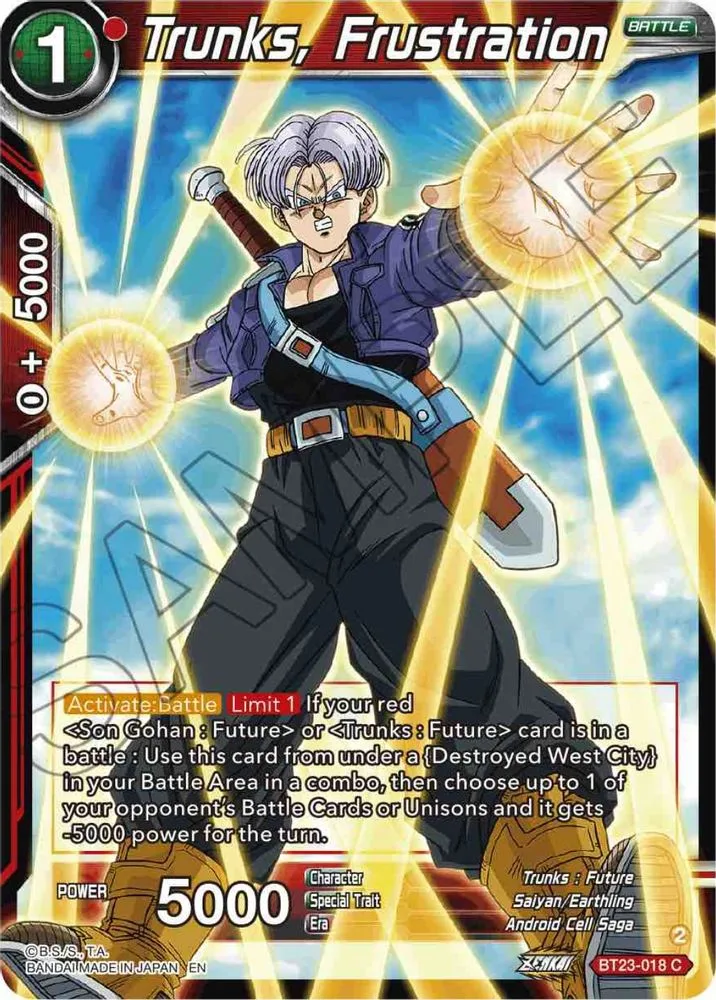 Trunks, Frustration