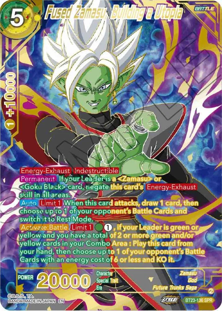 Fused Zamasu, Building a Utopia (SPR)