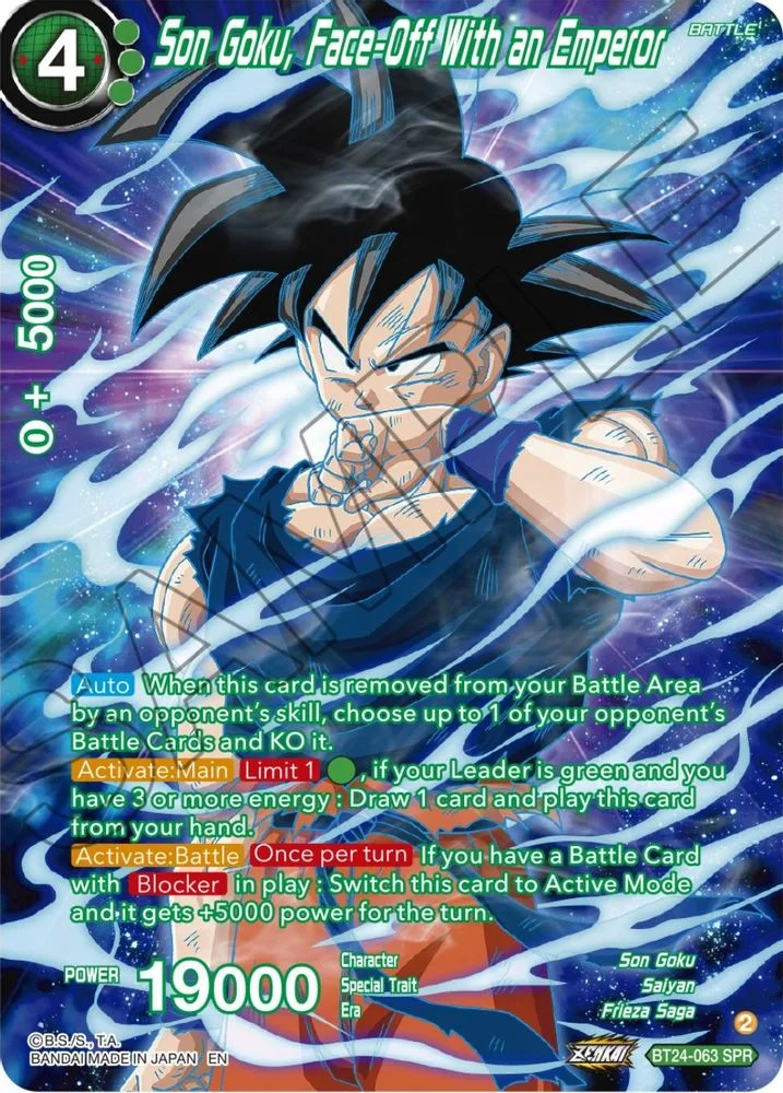 Son Goku, Face-Off With an Emperor (SPR)