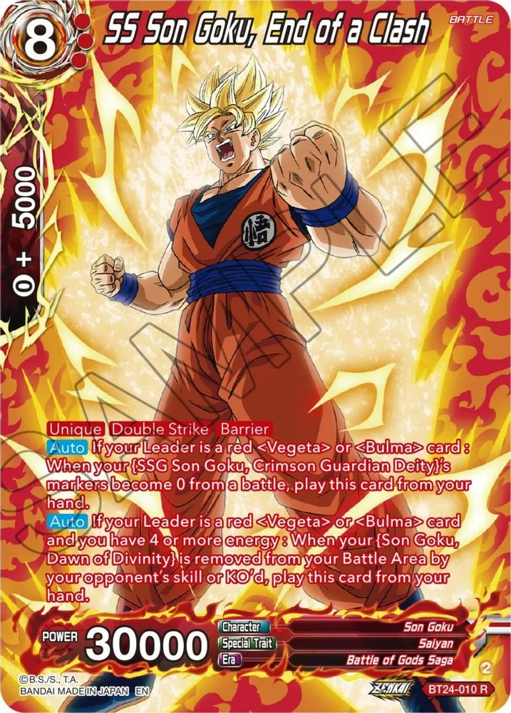 SS Son Goku, End of a Clash (Collector Booster Silver)