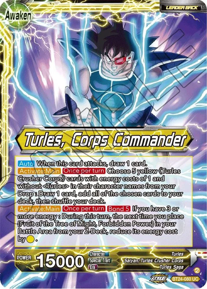 Turles // Turles, Corps Commander (Collector Booster Foil)