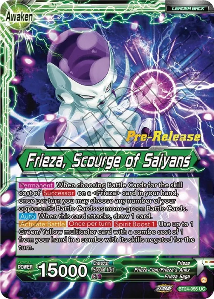 Frieza // Frieza, Scourge of Saiyans (Pre-Release)