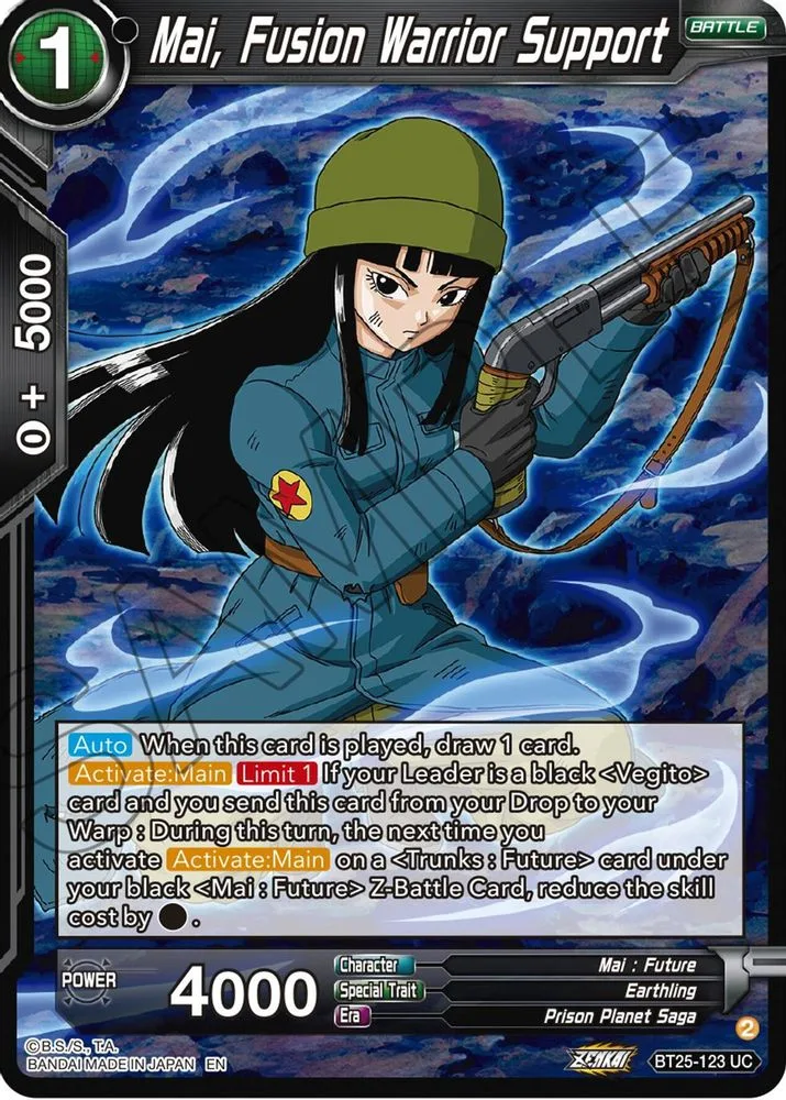 Mai, Fusion Warrior Support