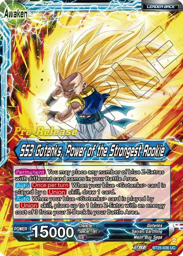 Gotenks // SS3 Gotenks, Power of the Strongest Rookie (Pre-Release)