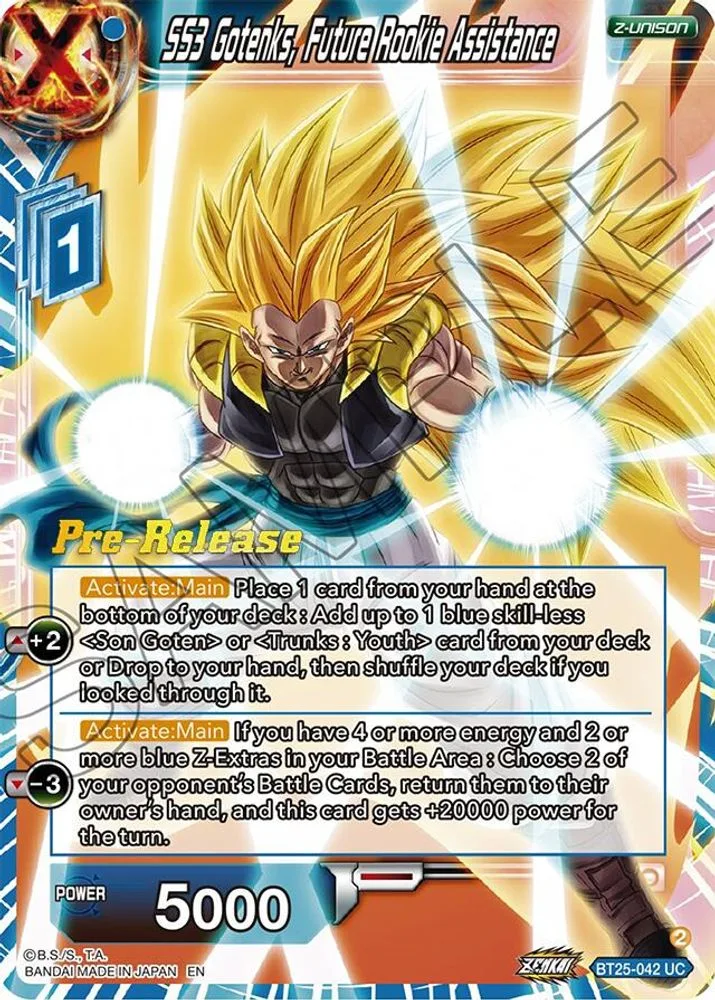 SS3 Gotenks, Future Rookie Assistance (Pre-Release)