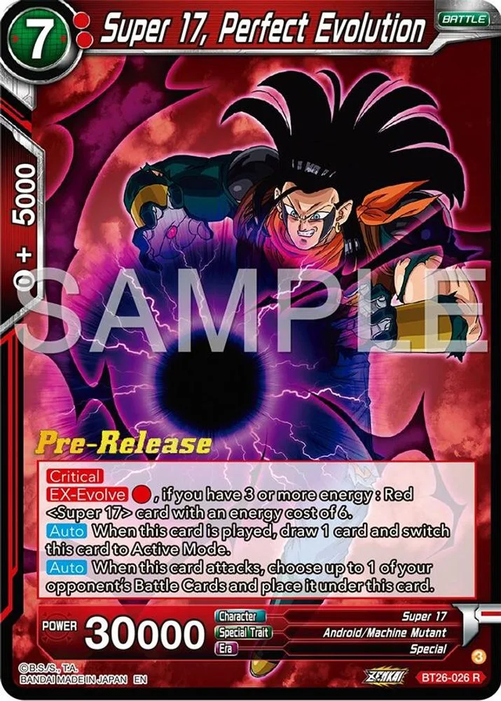 Super 17, Perfect Evolution (Pre-Release)