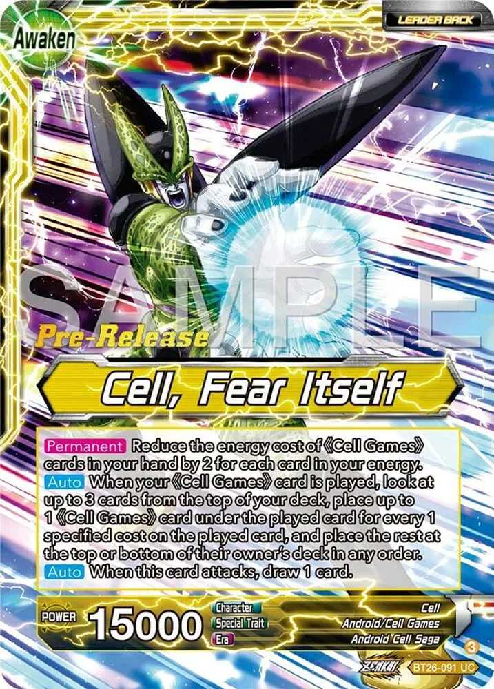 Cell // Cell, Fear Itself (Pre-Release)