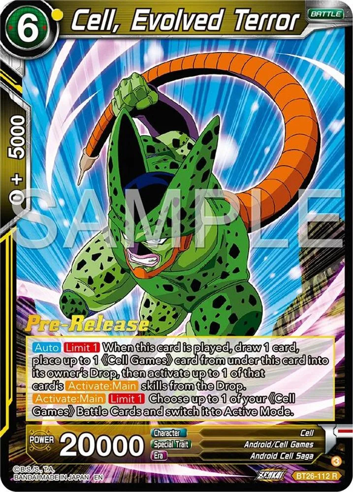 Cell, Evolved Terror (Pre-Release)