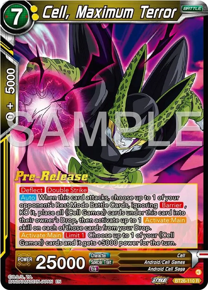 Cell, Maximum Terror (Pre-Release)