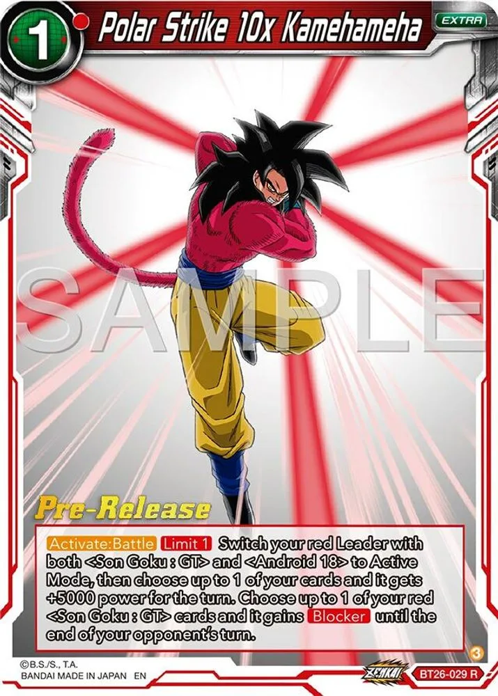 Polar Strike 10x Kamehameha (Pre-Release)