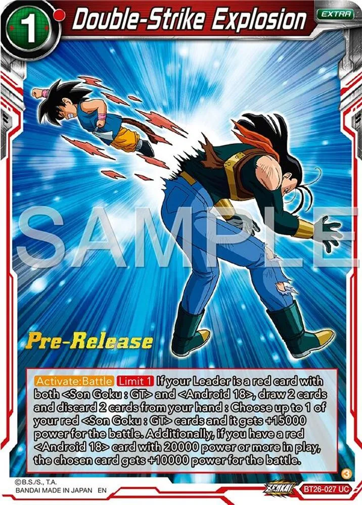 Double-Strike Explosion (Pre-Release)