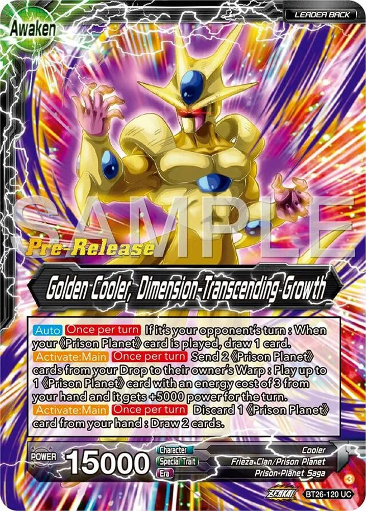 Cool // Golden Cooler, Dimension-Transcending Growth (Pre-Release)