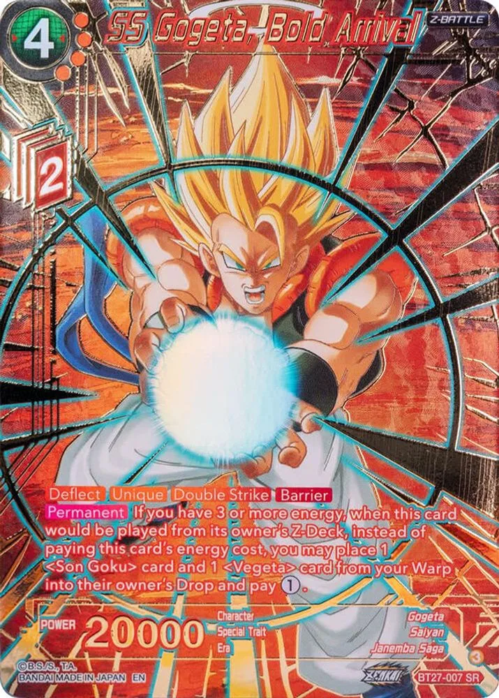 SS Gogeta, Bold Arrival (Gold-Stamped)