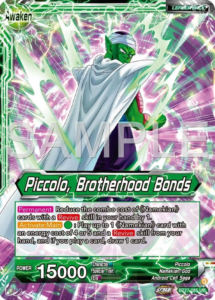 Piccolo // Piccolo, Brotherhood Bonds