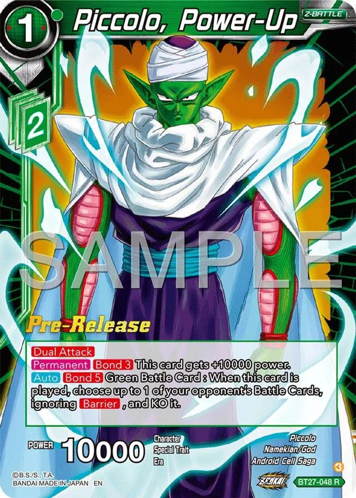 Piccolo, Power-Up (Pre-Release)