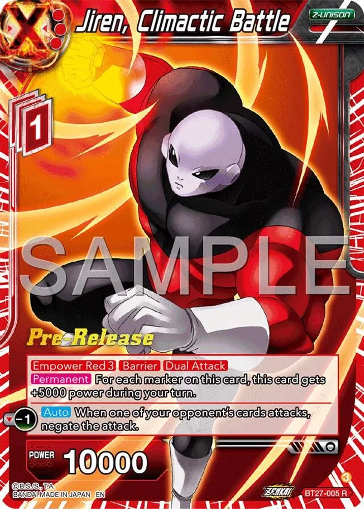 Jiren, Climactic Battle (Pre-Release)