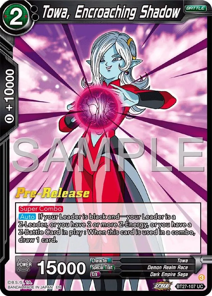 Towa, Encroaching Shadow (Pre-Release)