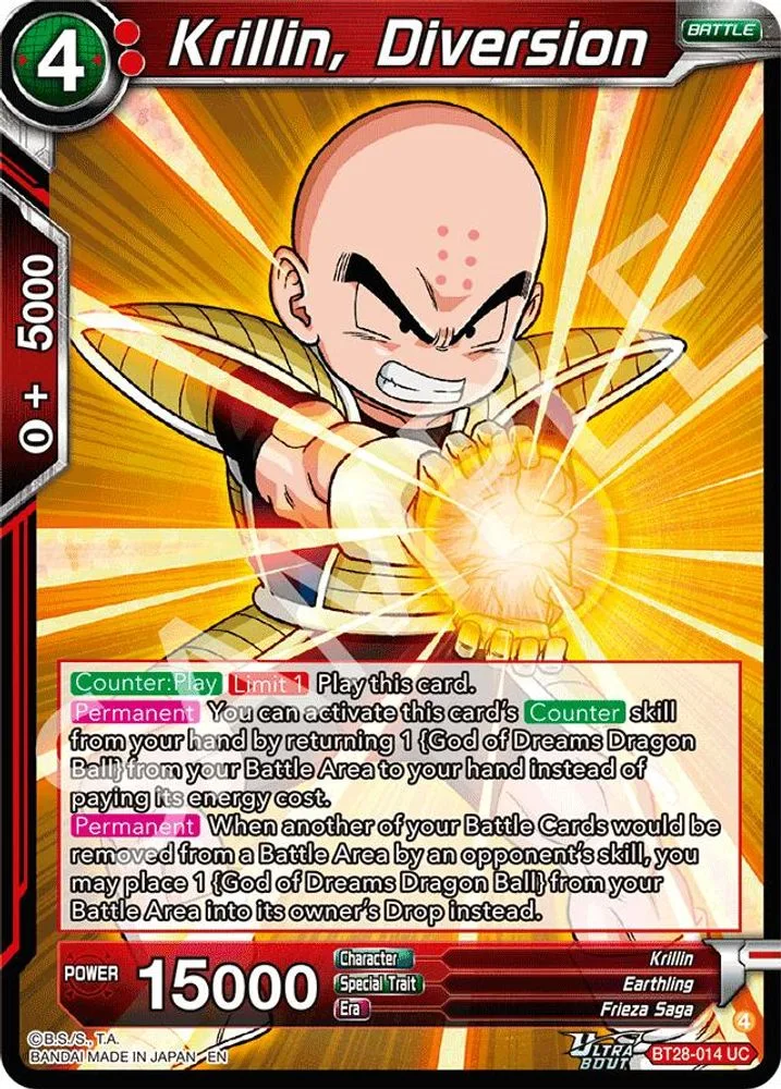 Krillin, Diversion