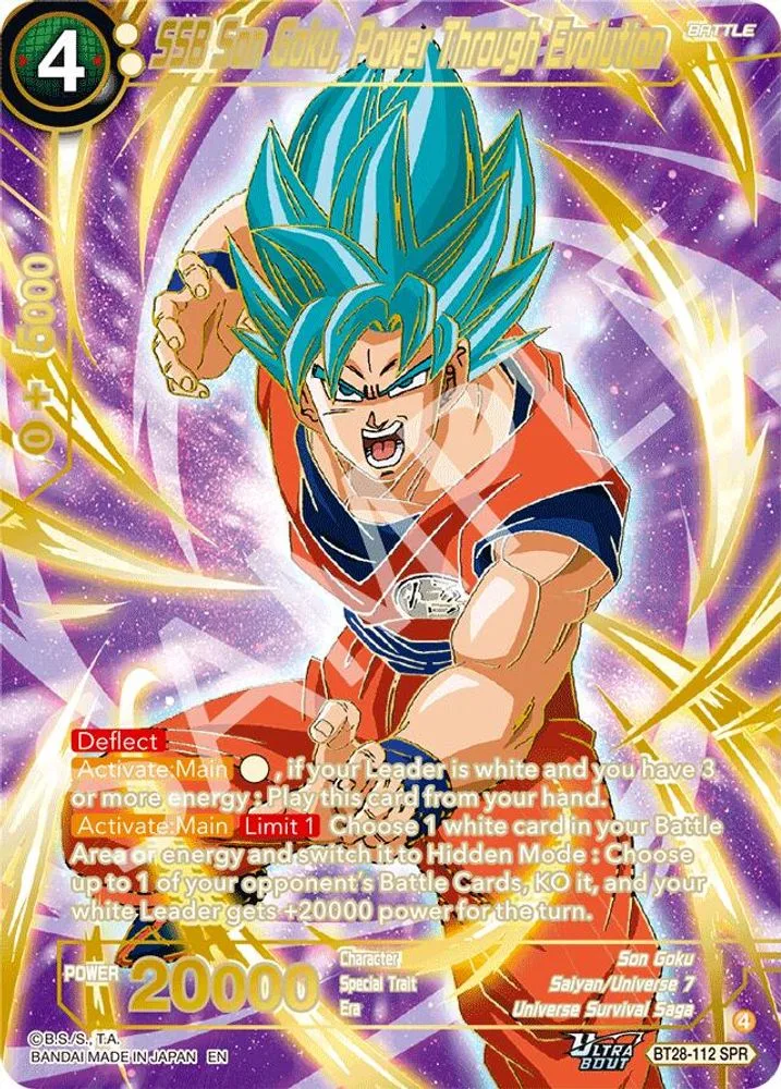 SSB Son Goku, Power Through Evolution (SPR)