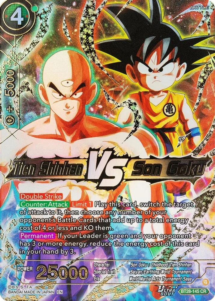 Tien Shinhan VS Son Goku