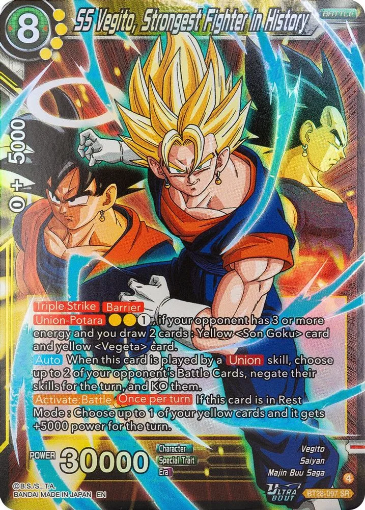 SS Vegito, Strongest Fighter in History