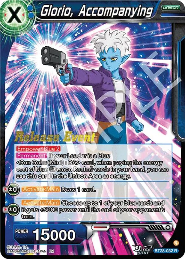 Glorio, Accompanying (Release Event)