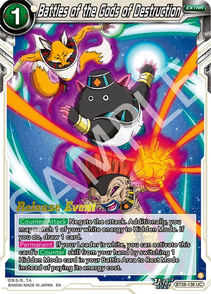 Battles of the Gods of Destruction (Release Event)