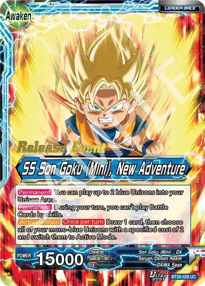 Son Goku (Mini) // SS Son Goku (Mini), New Adventure (Release Event)