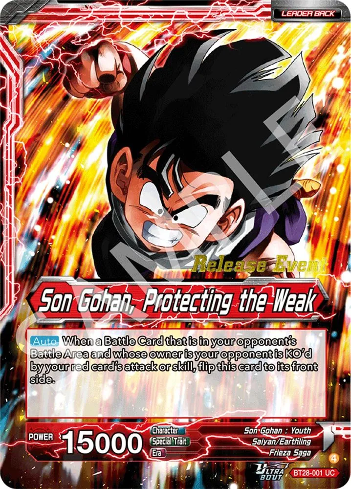 Son Gohan // Son Gohan, Protecting the Weak (Release Event)