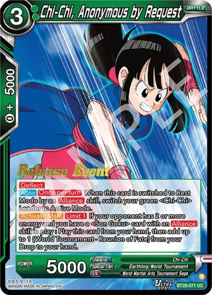 Chi-Chi, Anonymous by Request (Release Event)
