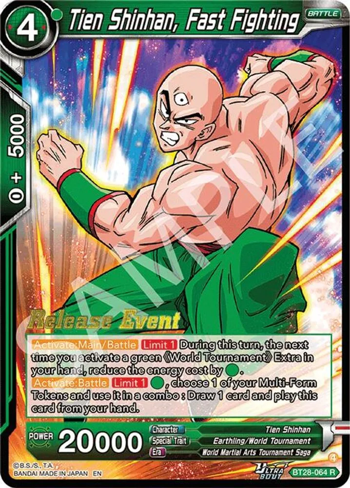 Tien Shinhan, Fast Fighting (Release Event)