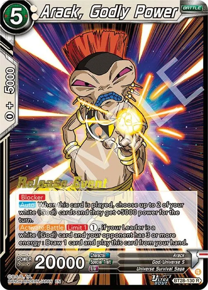 Arack, Godly Power (Release Event)
