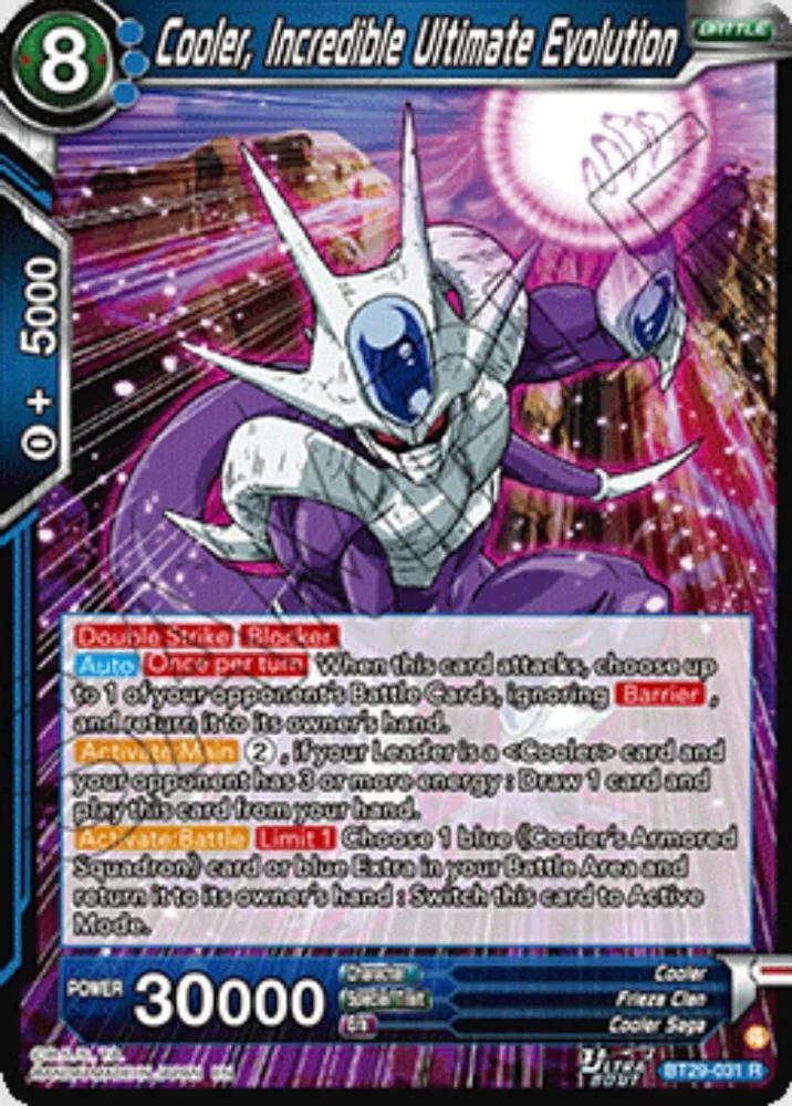 Cooler, Incredible Ultimate Evolution