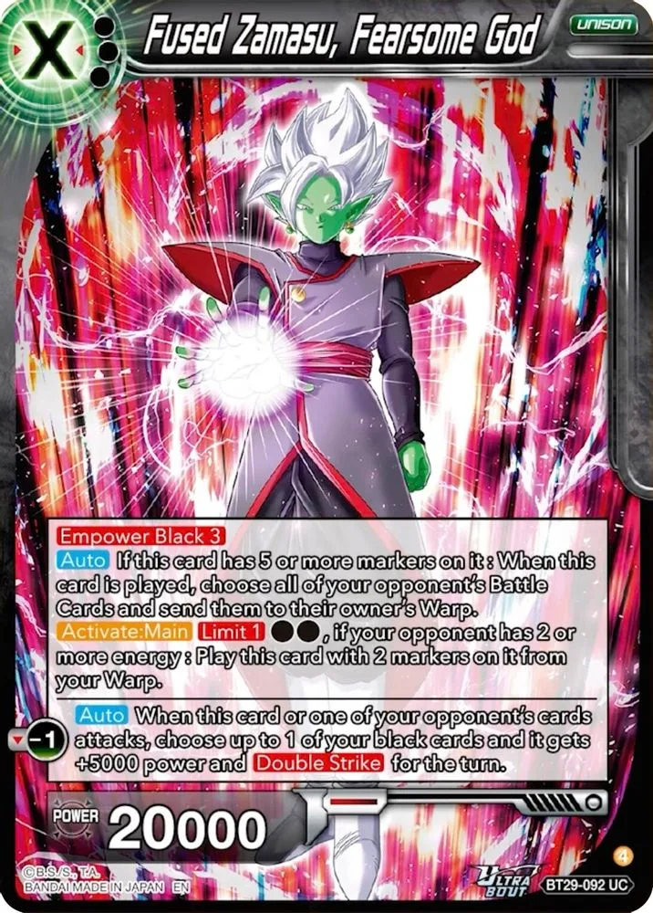 Fused Zamasu, Fearsome God