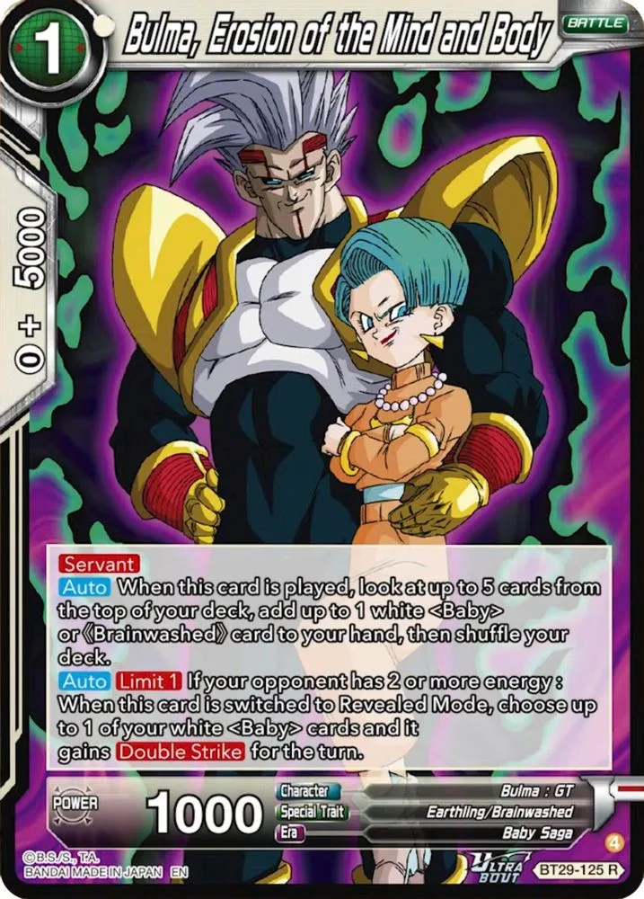Bulma, Erosion of the Mind and Body