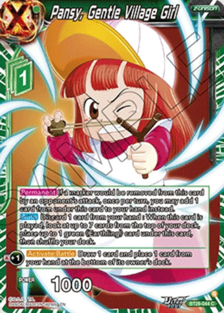 Pansy, Gentle Village Girl