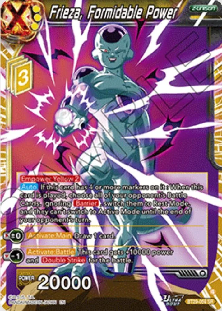 Frieza, Formidable Power