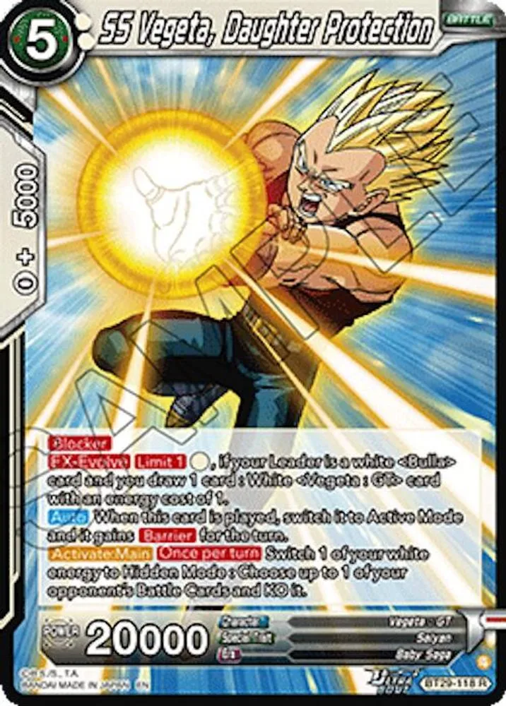SS Vegeta, Daughter Protection