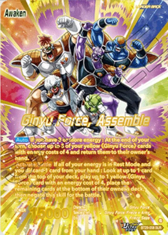 Ginyu // Ginyu Force, Assemble (SLR)