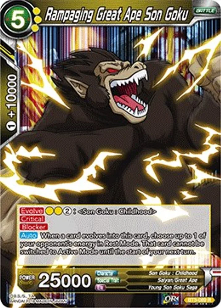 Rampaging Great Ape Son Goku