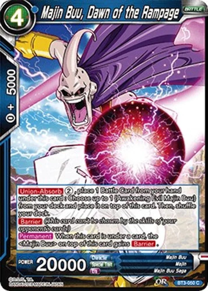 Majin Buu, Dawn of the Rampage