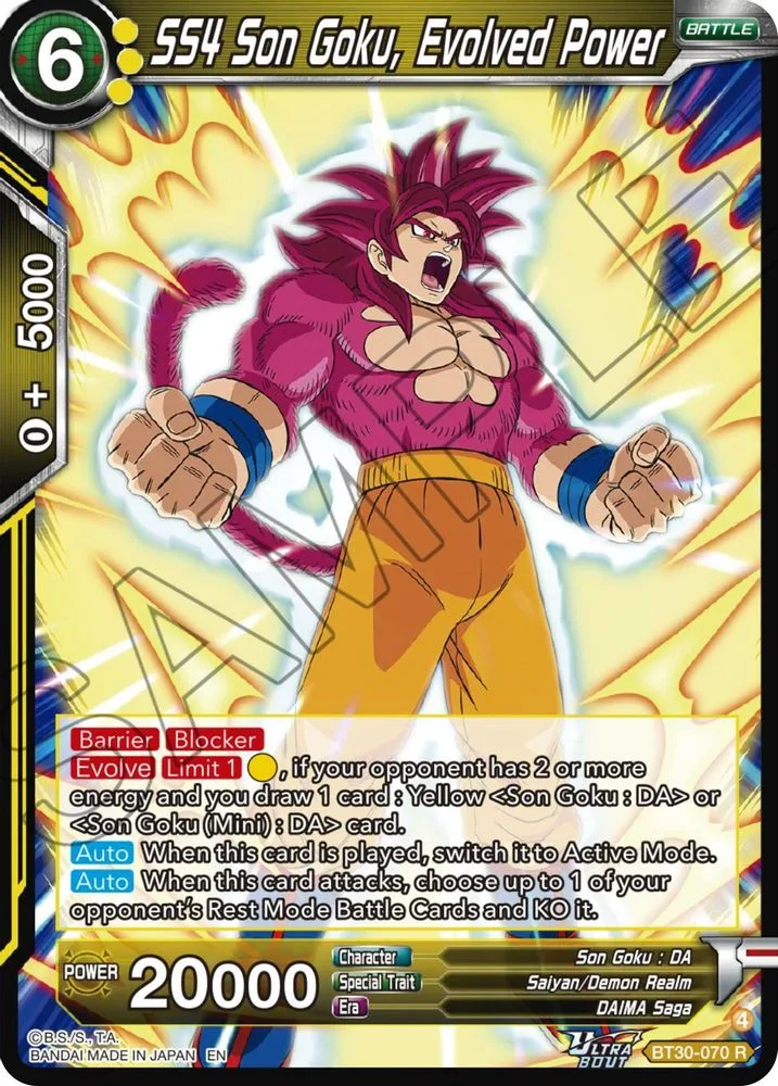 SS4 Son Goku, Evolved Power