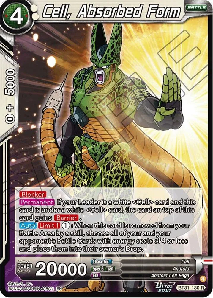 Cell, Absorbed Form