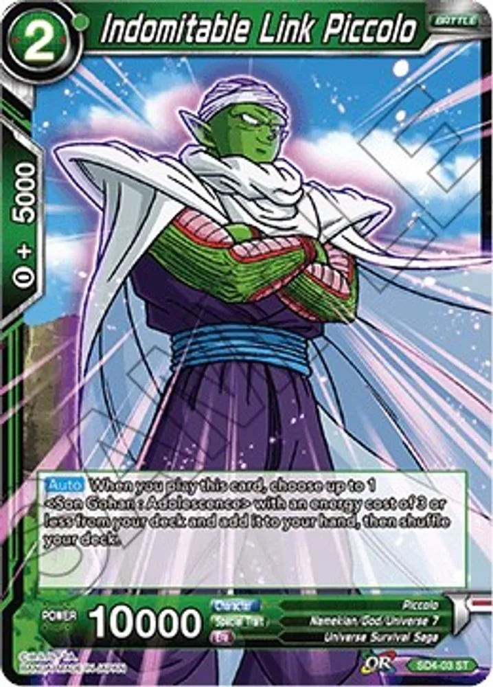 Indomitable Link Piccolo