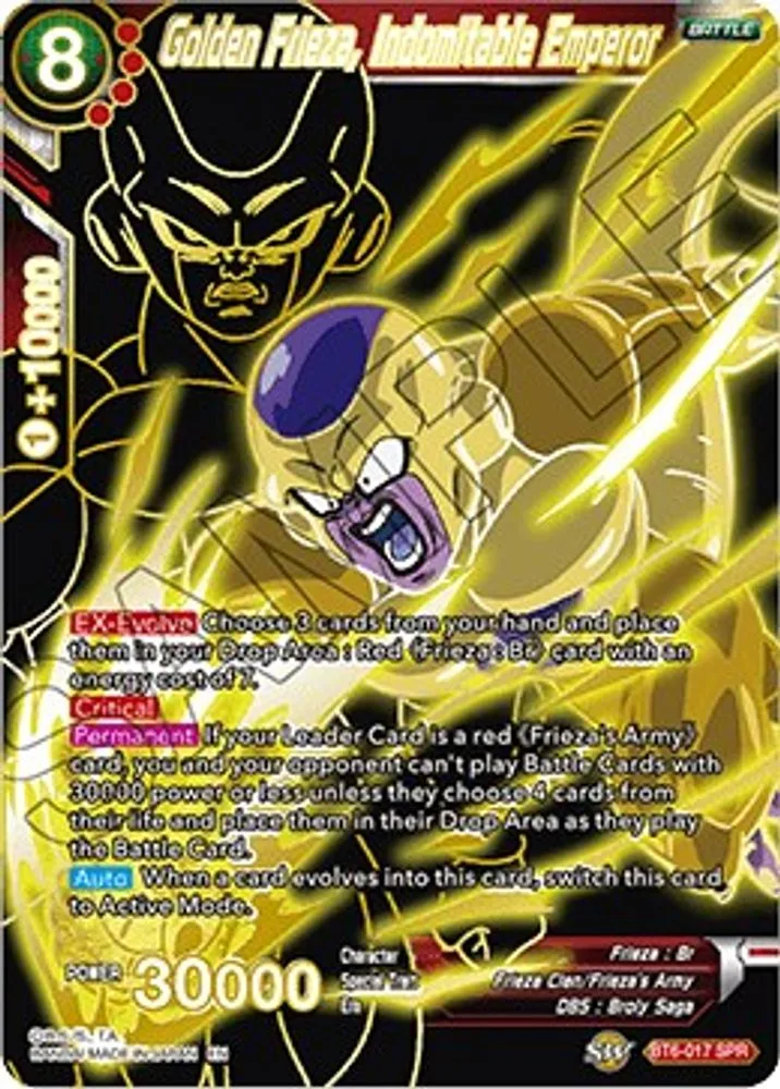 Golden Frieza, Indomitable Emperor (SPR)