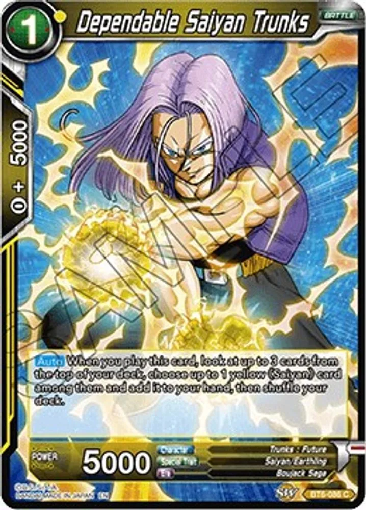 Dependable Saiyan Trunks