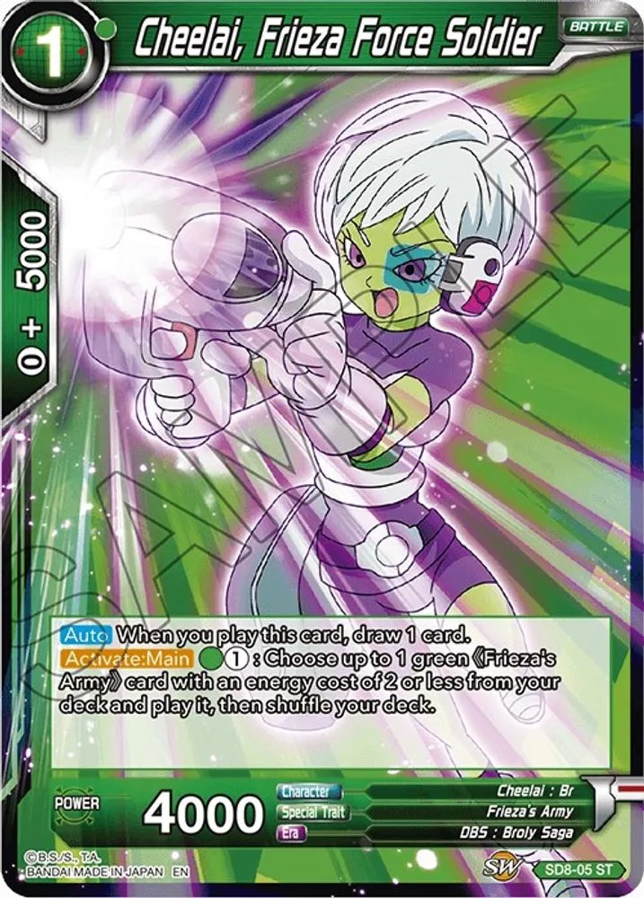 Cheelai, Frieza Force Soldier