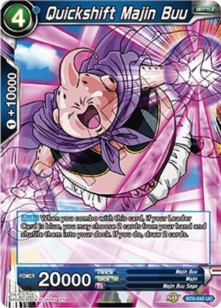 Quickshift Majin Buu