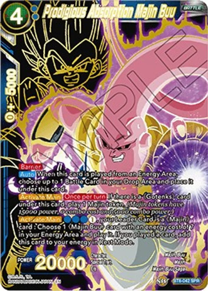 Prodigious Absorption Majin Buu (SPR)