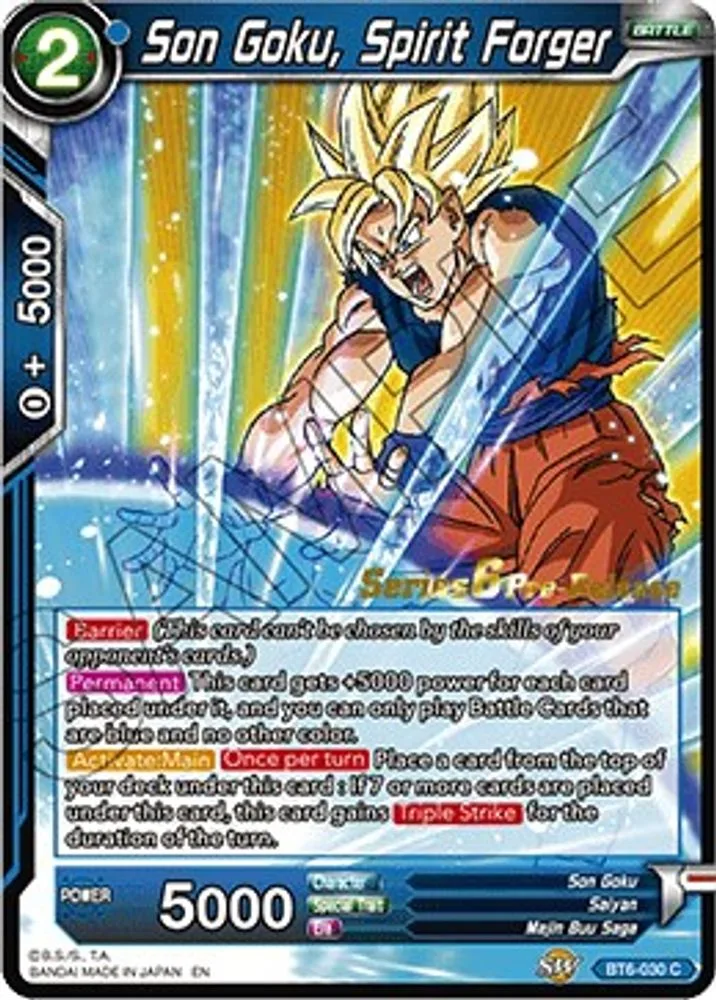 Son Goku, Spirit Forger (Pre-Release)
